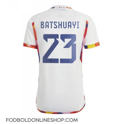 Belgien Michy Batshuayi #23 Udebanetrøje VM 2022 Kortærmet